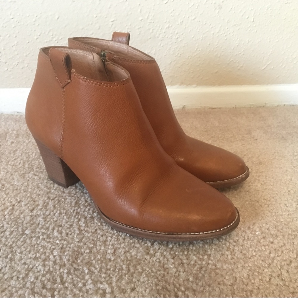 Madewell The Billie Boot Saddle Tan 7.5